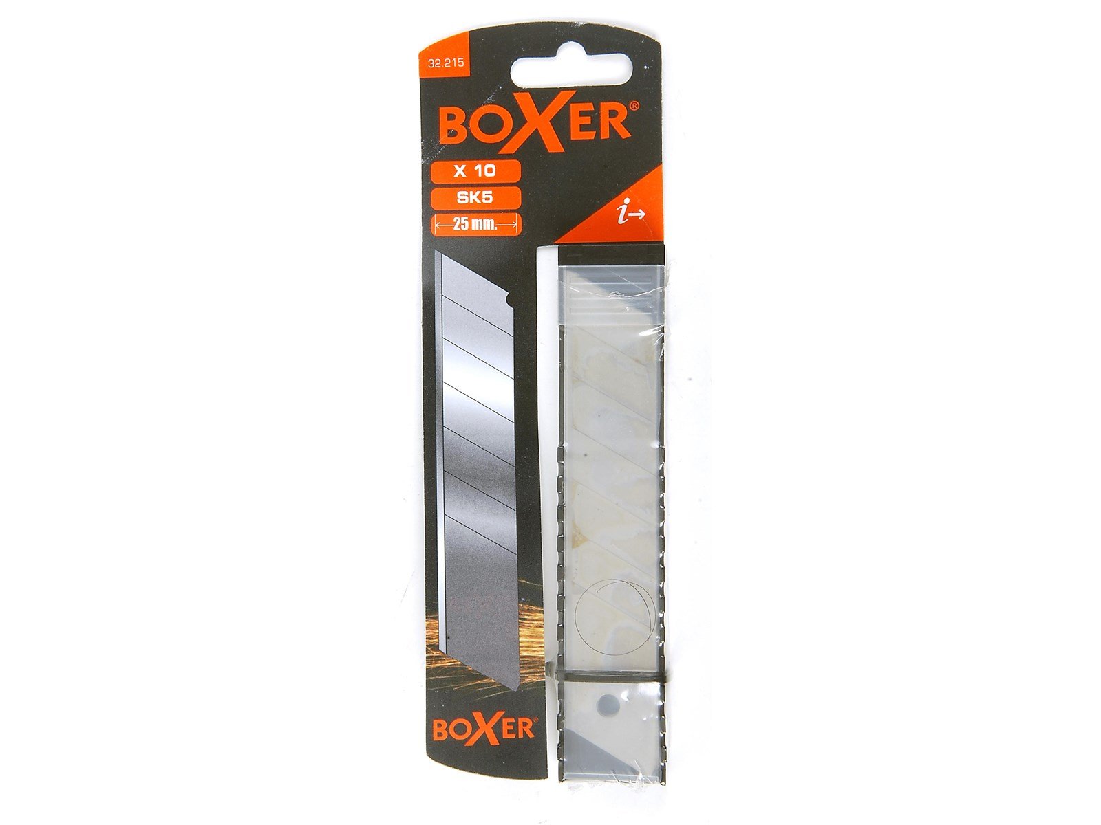 Boxer Snap-off blade 25 mm. x 10 - SK5 steel Boxer Snap-off blade 25 mm. x 10 - SK5 steel